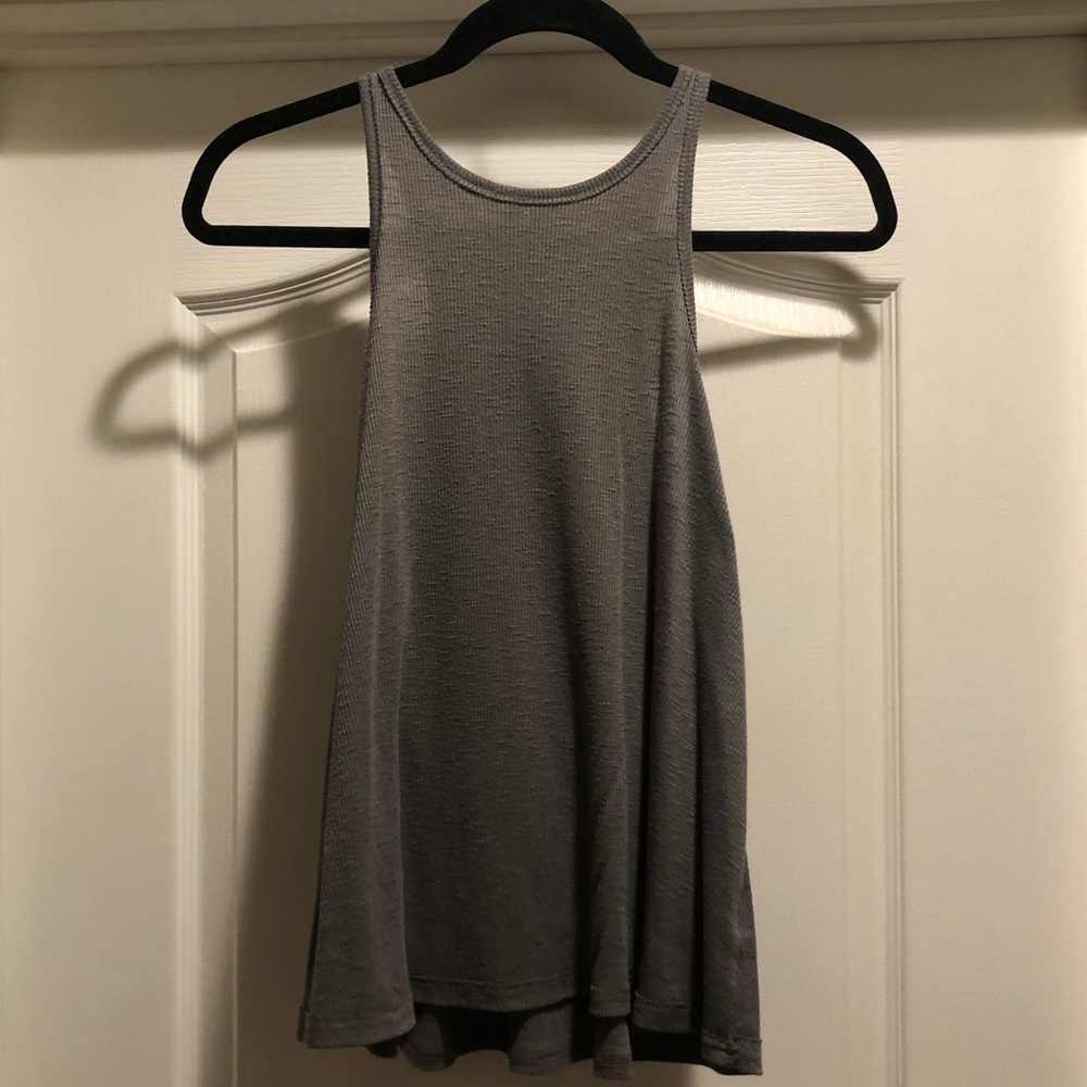 Free people Long Beach tank top gray